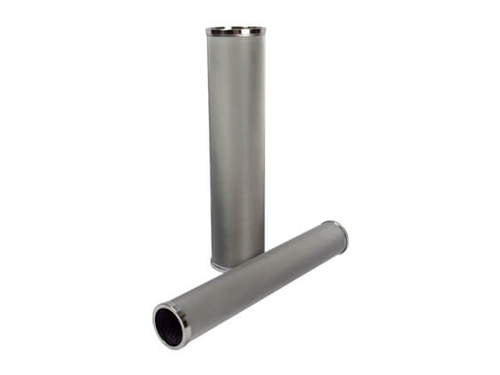 15μm Stainless Steel Mesh Filter Element 107x445