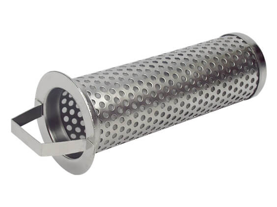 304 Stainless Steel Basker Filter Strainer 74x205