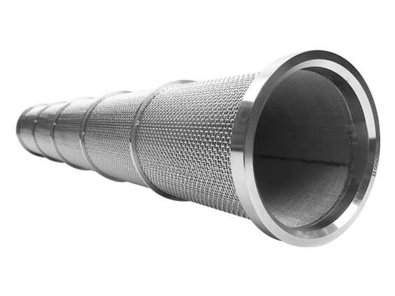 Flange Interface Stainless Steel Oil Filter Element