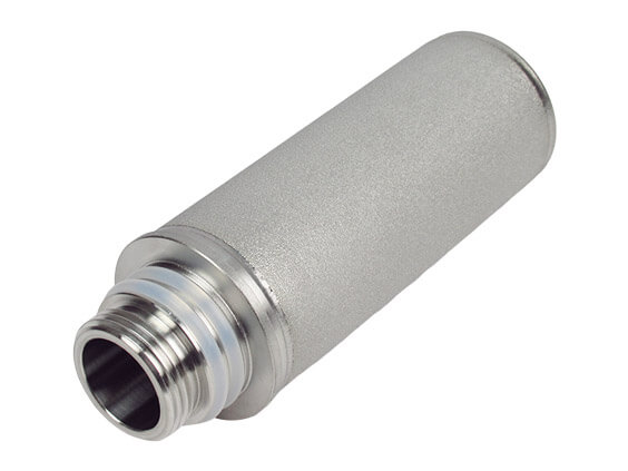 Inner Thread Sintered Powder Filter Element 52x128