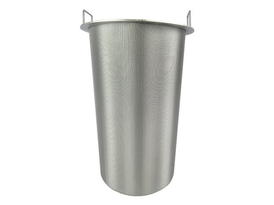 Slanted Basket Sintered Filter Element 300x600