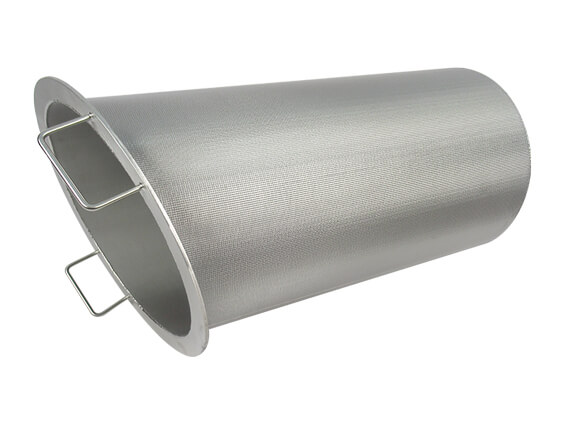 Slanted Basket Sintered Filter Element 300x600